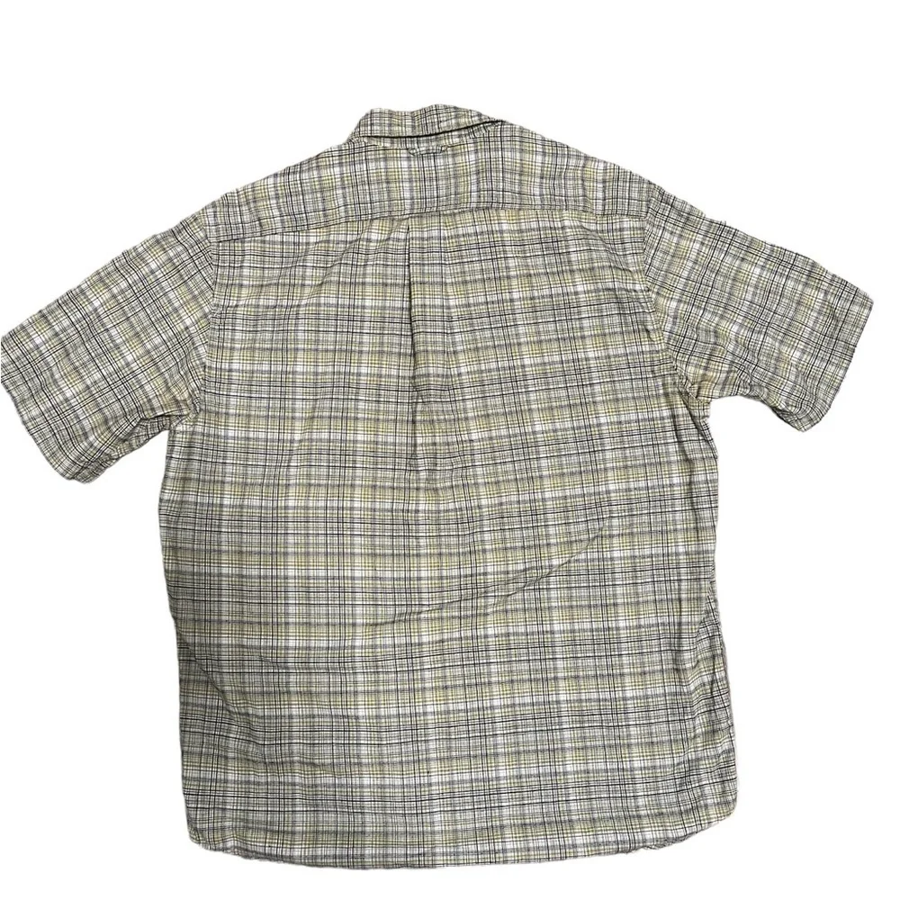 Eddie Bauer Men’s Medium Short Sleeve Plaid bButton Down Shirt